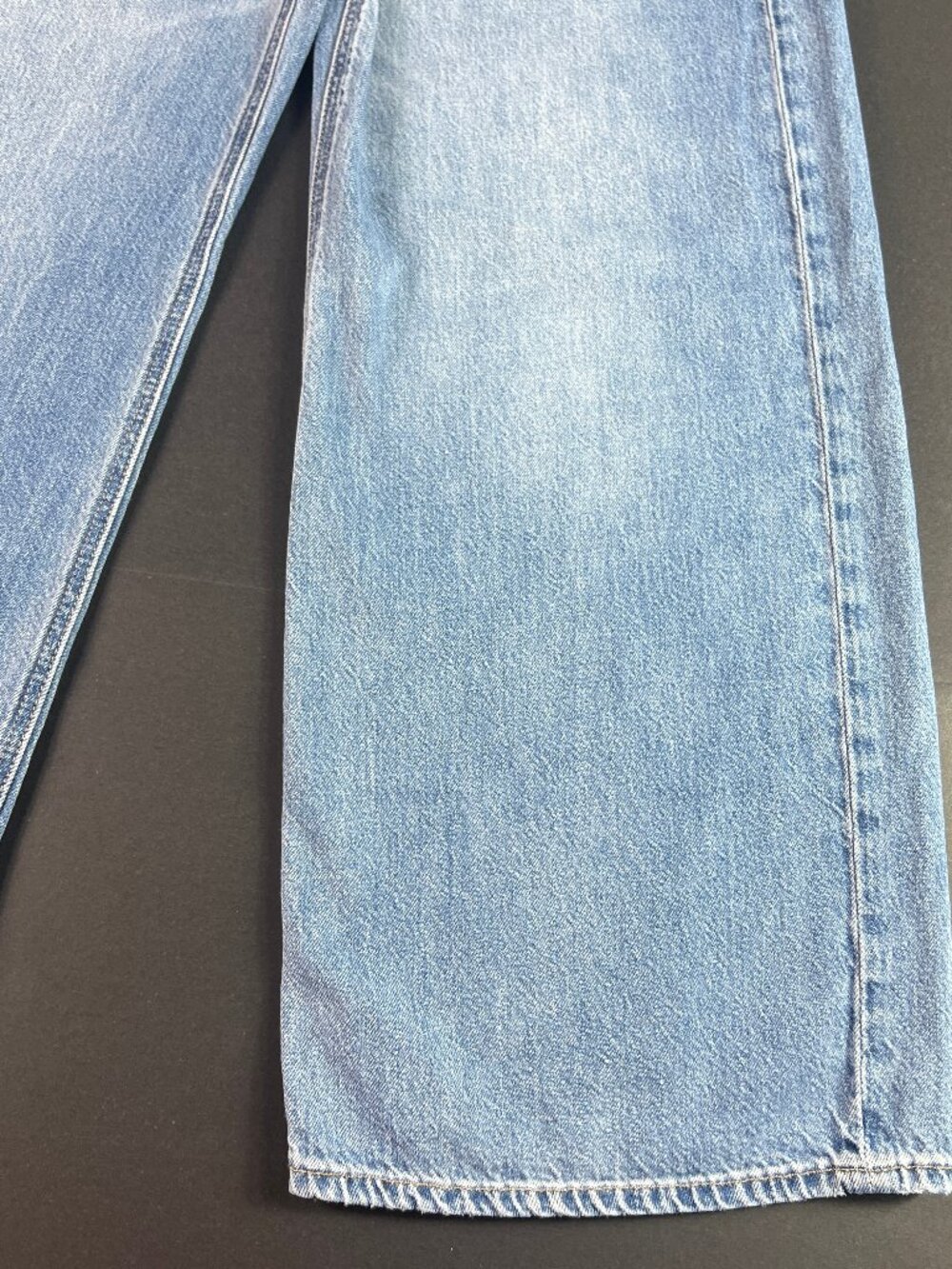 American Eagle Jeans Women's 28x27* Baggy Skater Blue Distressed Denim Tag 4S - Picture 5 of 16